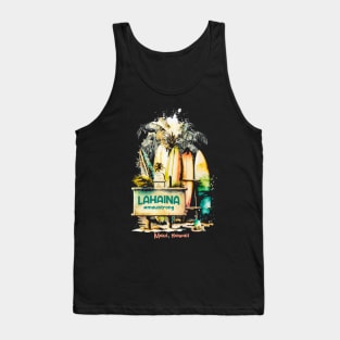 Maui Strong Lahaina, Lahaina Hawaii Wildfire Shirt for Coconut Girl, Beach Themed, Aloha Lahaina Tank Top